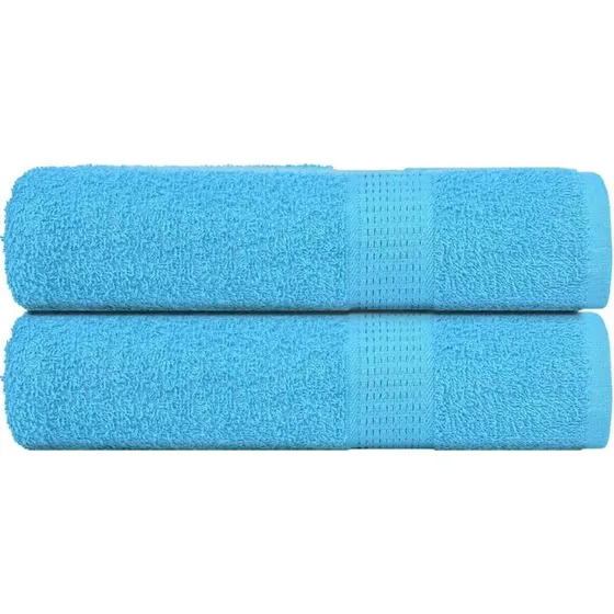 FROGN brusehåndklæder 2 stk. 70x140 cm 360 gsm – turkis