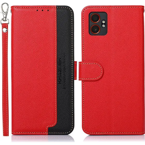 Samsung Galaxy XCover7 Pro Etui: Pungcover i PU-læder med rem