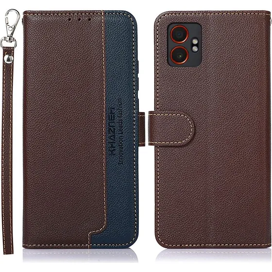 Samsung Galaxy XCover7 Pro Etui: Pungcover i PU-læder med rem