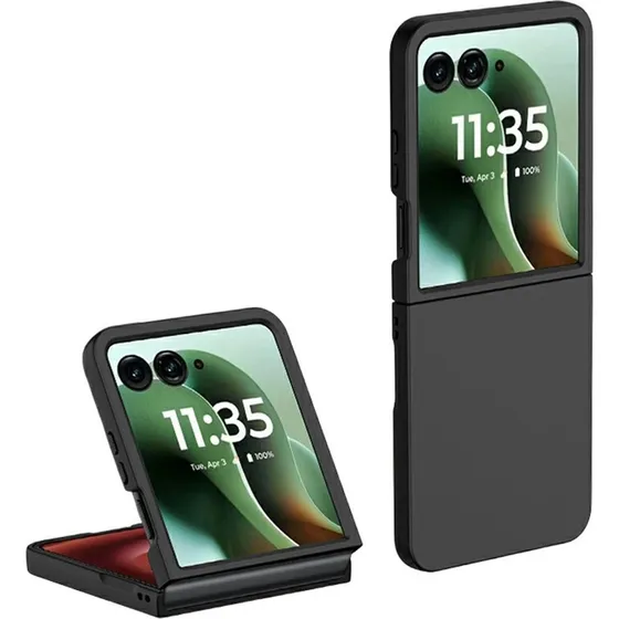 Motorola Razr 60 Ultra 5G Etui - Skin-Touch Sort