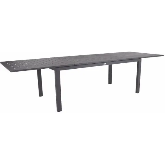 Lomma udtræksbord antracit 194–312×100 cm