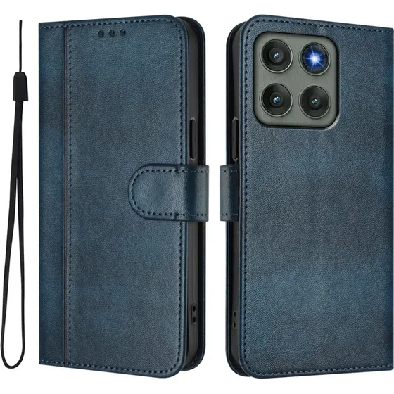 Motorola Edge 60 Pro 5G Etui med Pung, Stand og Retrodesign