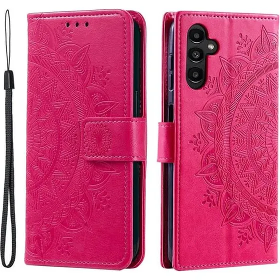 SKALO Samsung A17 Mandala Flip Cover - Cerise