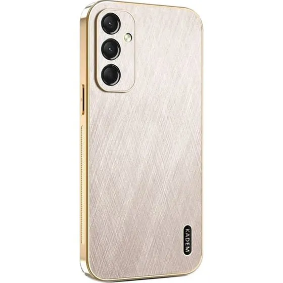 SKALO Samsung A17 KADEM Guldkant Cover - Guld
