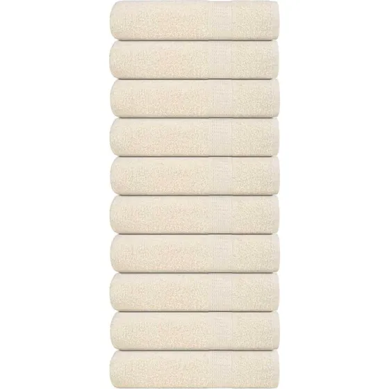 FROGN badehåndklæder 10 stk creme 100x150 cm 360 g/m²