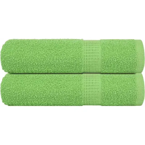 Frogn badehåndklæder 2-pak 70x140 cm æblegrøn 360 gsm