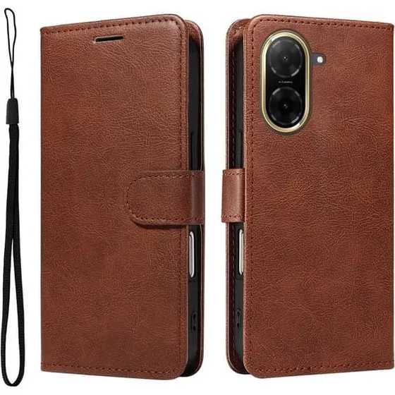 SKALO Xiaomi Redmi A5 4G Flip Cover i PU-læder - Sort