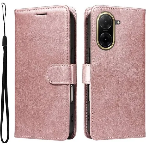 SKALO Xiaomi Redmi A5 4G PU-læder Flip Cover - Sort