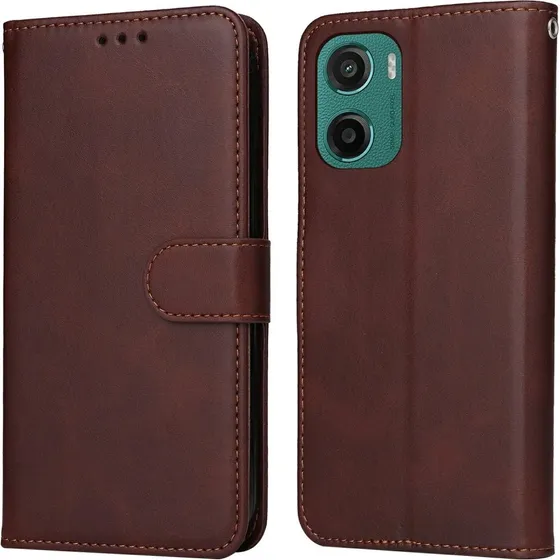 SKALO Motorola Moto G05 PU-læder Flip Cover