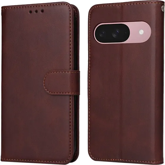 SKALO Google Pixel 9a PU-læder Flip Cover