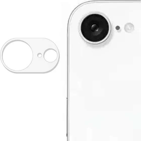 SKALO 2-PAK iPhone 16e 3D Kameralinse Beskyttelsesglas - Gennemsigtig