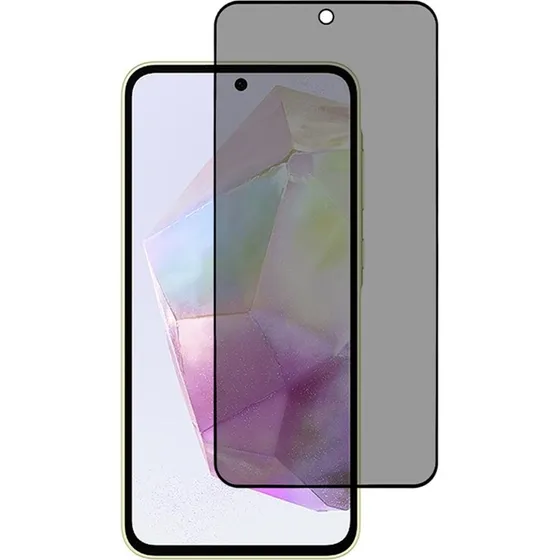 SKALO Samsung A56 5G Privacy Skærmbeskytter - Hærdet Glas - Sort