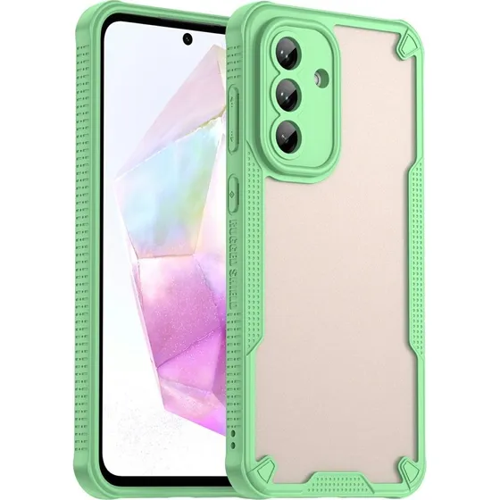 SKALO Samsung A36 5G Armor Hybrid Frosted Cover - Grøn