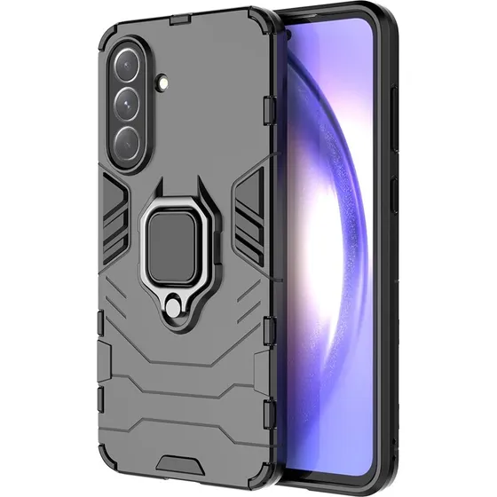 SKALO Samsung A36 5G Armor Metallring Cover - Sort