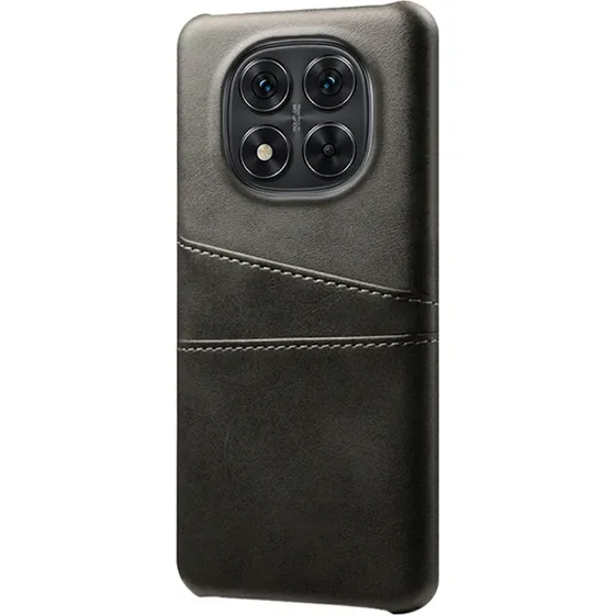 SKALO Xiaomi Redmi Note 14 Pro 5G PU-Læder Kortholder Cover - Sort