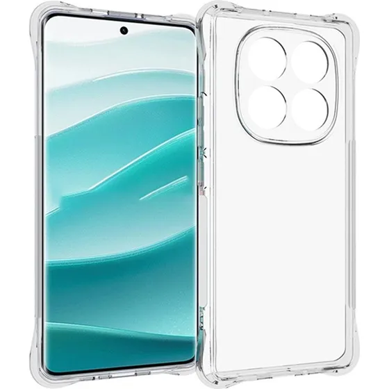 SKALO Xiaomi Redmi Note 14 Pro 5G Cover - Gennemsigtig TPU