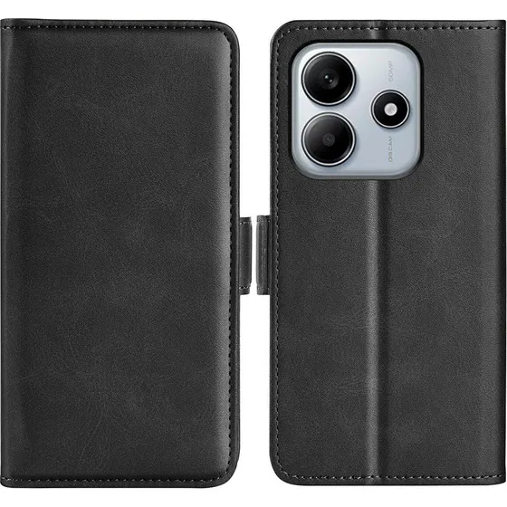 SKALO Xiaomi Redmi Note 14 5G Premium ID Flip Cover - Sort