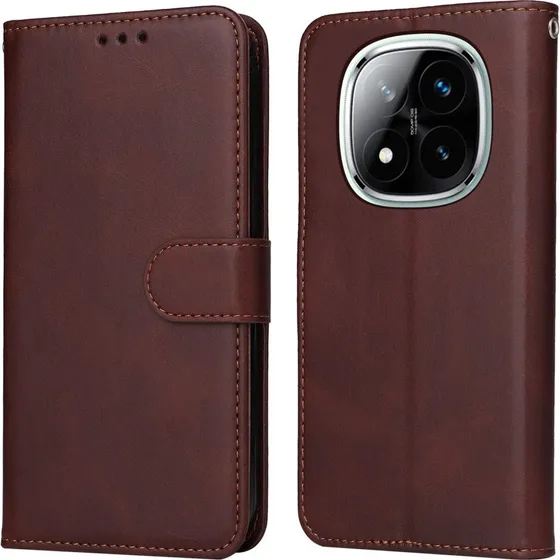 SKALO Xiaomi Redmi Note 14 Pro 5G PU-læder Flip Cover
