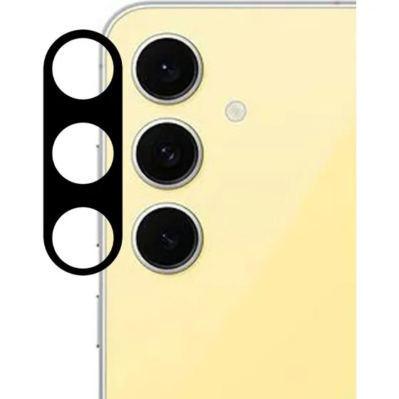 SKALO Samsung Galaxy S24 FE 3D Kameralinse Beskyttelsesglas - Sort
