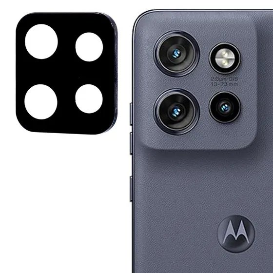 SKALO Motorola Edge 50 Neo 5G 3D Kameralinse Beskyttelse - Sort