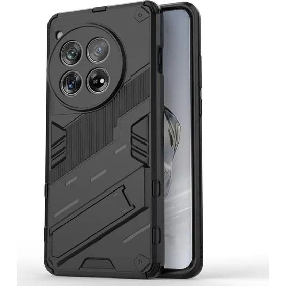 SKALO OnePlus 12 5G Hybrid BIBERCAS Cover - Sort