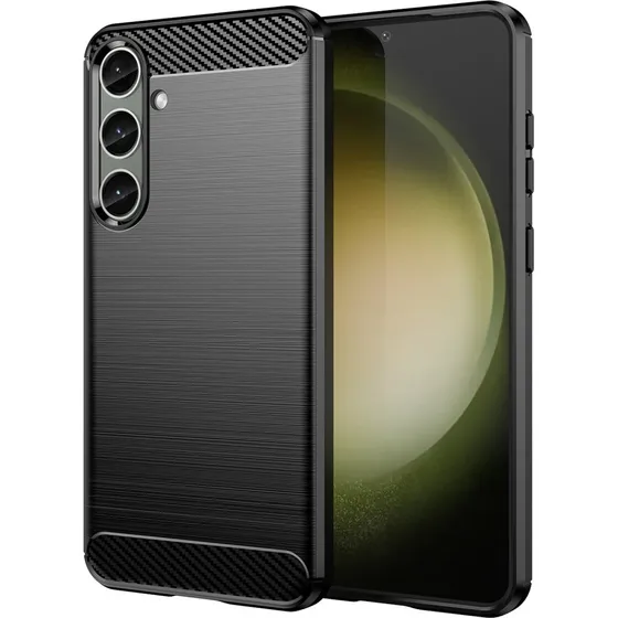 SKALO Samsung S24+ Armor Carbon TPU-cover