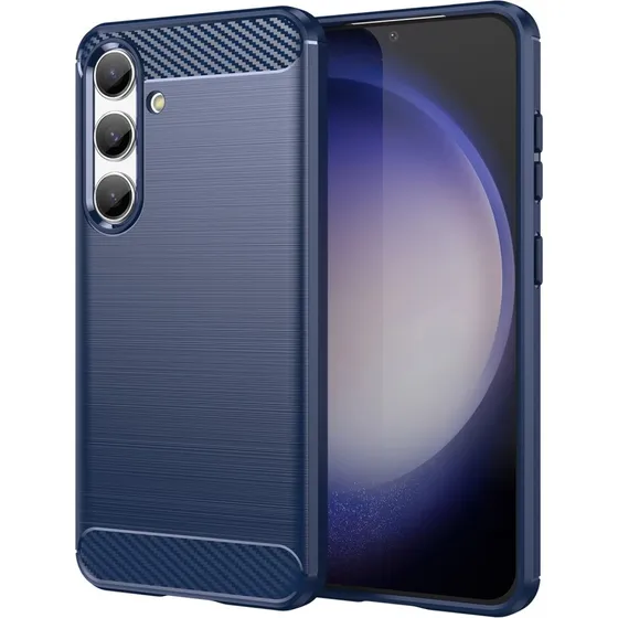 SKALO Samsung S24 Armor Carbon TPU-cover