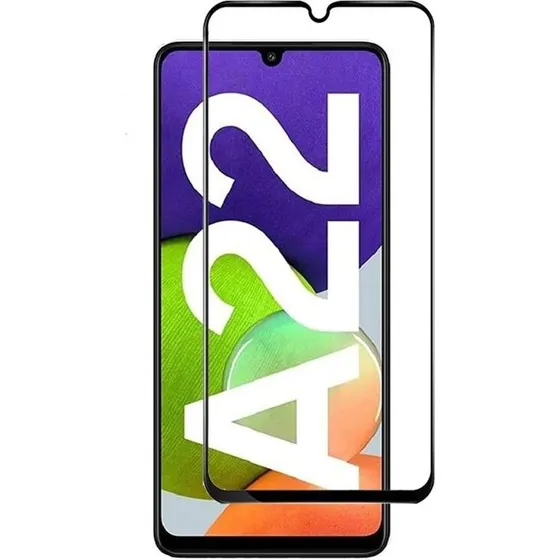 SKALO Samsung A22 5G Full-Fit Hærdet Glas Skærmbeskyttelse