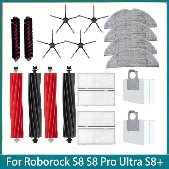 Xiaomi Roborock S8 S8 Pro Ultra S8+ Tilbehørssæt - 20 dele