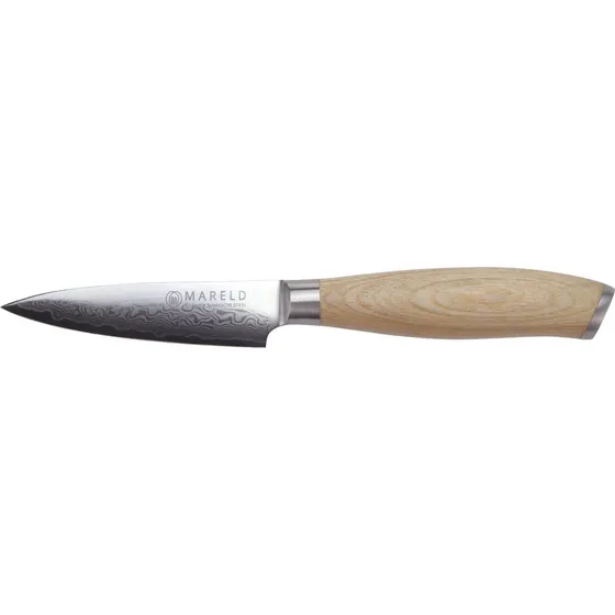 Mareld Akio Urtekniv, 9 cm - Japansk Damaskstål