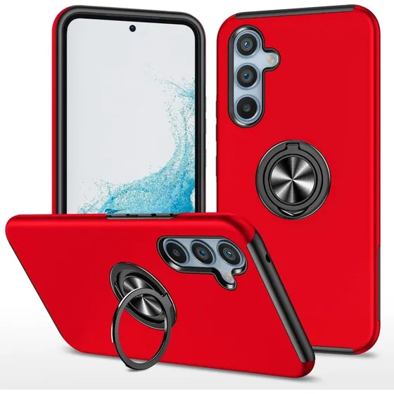 Samsung Galaxy A56 5G Hybrid Cover med Roterbar Ringholder
