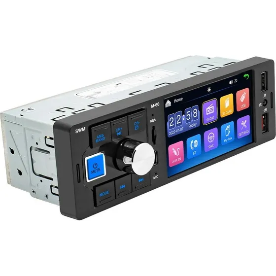 M-60 Bilstereo MP5 med 4,1" HD Touchscreen og Bluetooth