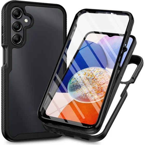 Samsung Galaxy A16 5G/4G Cover med PET-skærmbeskytter - Sort