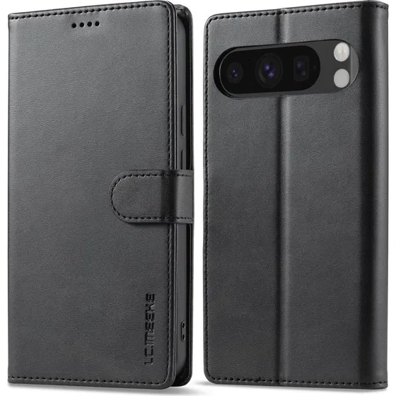 LC.IMEEKE Flipcover til Google Pixel 9 Pro XL - Sort