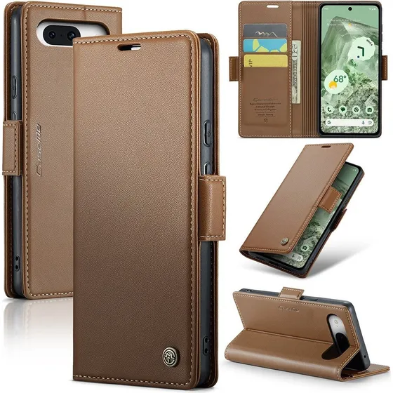 CASEME Retro Wallet Case til Google Pixel 8a