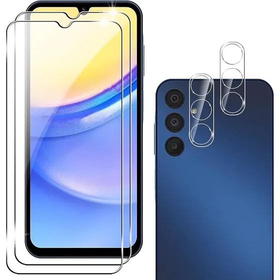 Samsung Galaxy A55 5G Skærmbeskytter & Linsefilm (2 stk.)