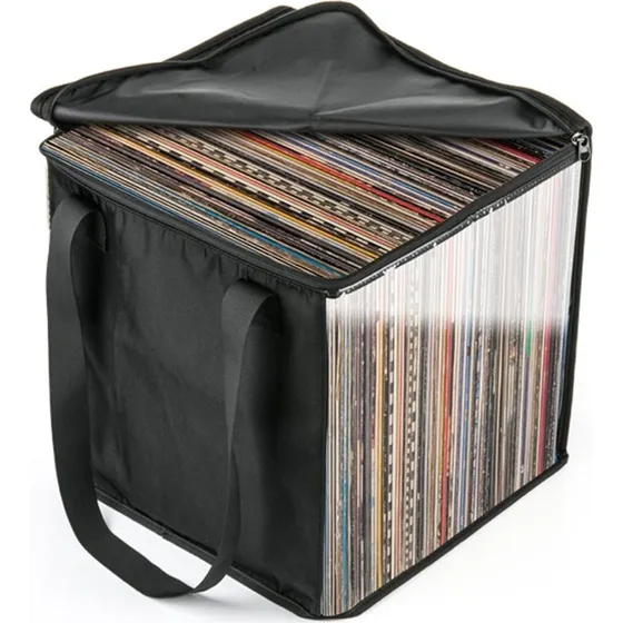 TXESIGN Opbevaringstaske til 50 Vinylplader LP