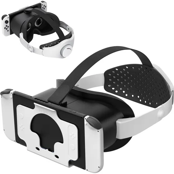 DEVASO VR-headset til Nintendo Switch med justerbar hovedstrop