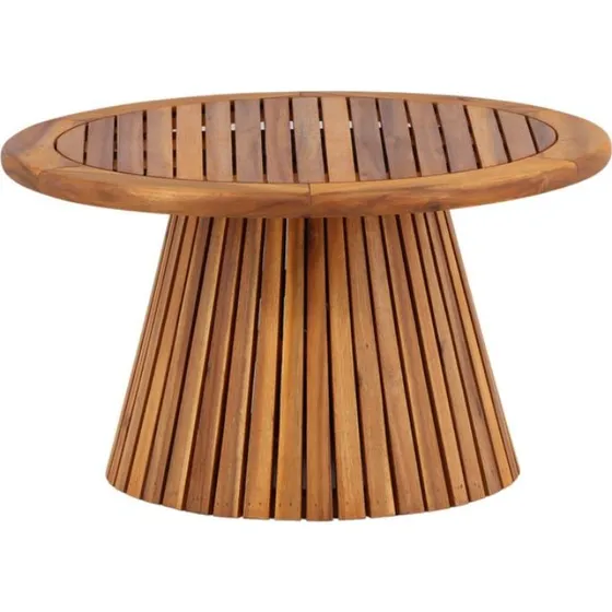 Venture Home Lumpur sofabord i akacietræ - Brun - Ø70 cm