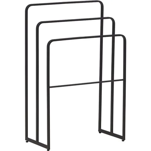 VIND Drammen M Håndklædestativ - Sort Metal - 84x54cm