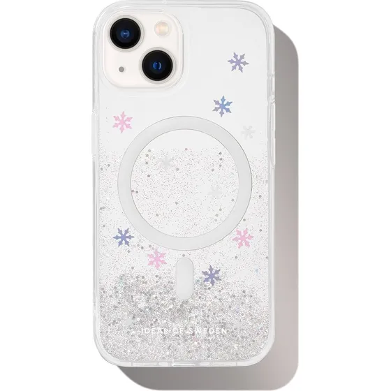 Clear Case MagSafe Snowflake til iPhone 13, 14, 15, 16e, 17e