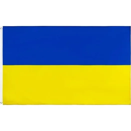 Ukraines flag - 150 x 90 cm i 100% polyester