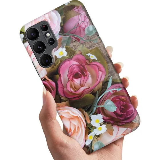 Samsung Galaxy S22 Ultra Cover - Blomster