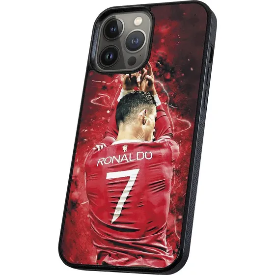 iPhone 14 Pro Cover Ronaldo - Sort