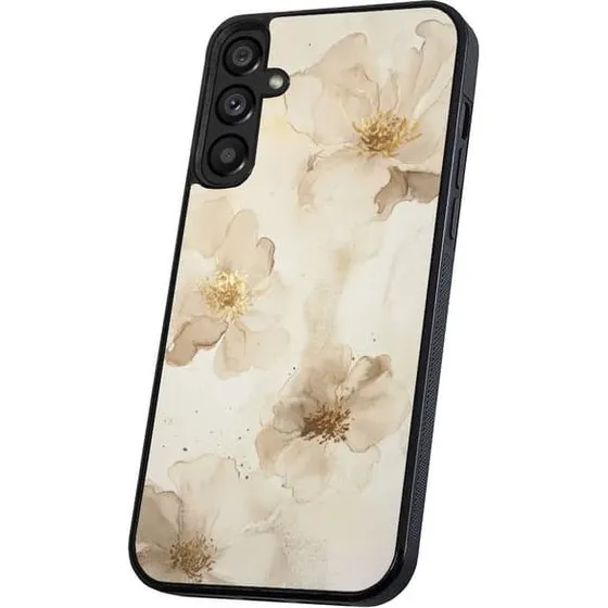 Samsung Galaxy S26 Cover med Flower-design - Sort