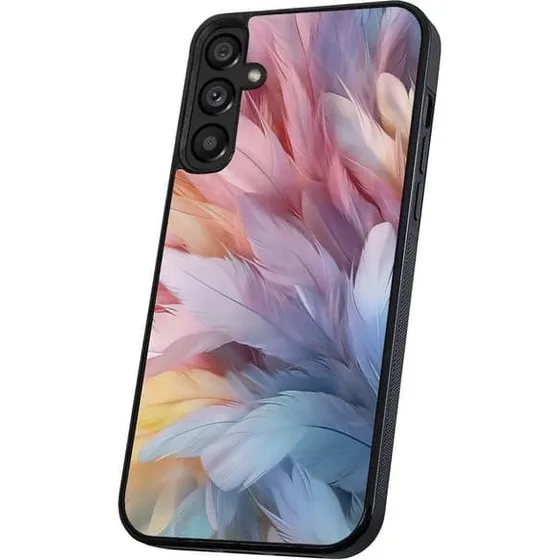Samsung Galaxy S26 Cover Feathers - Sort