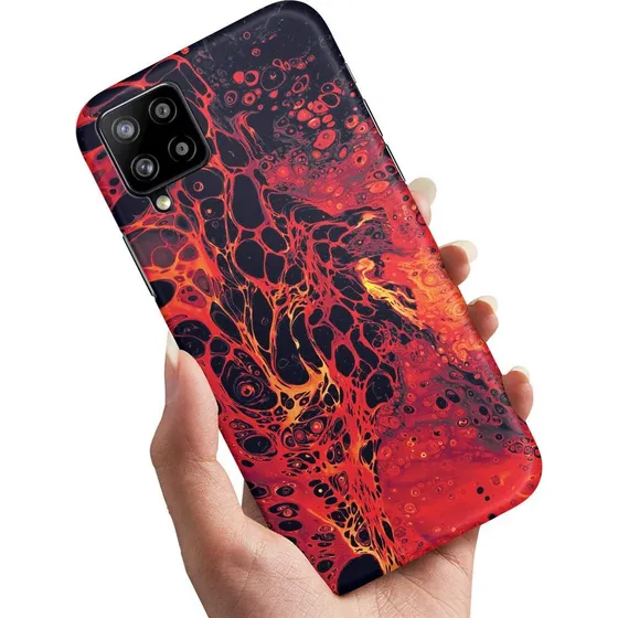Samsung Galaxy A12 Cover - Marmor Design