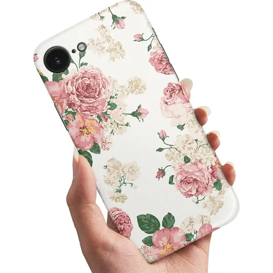 iPhone 16e / 17e Cover - Retro Blomster