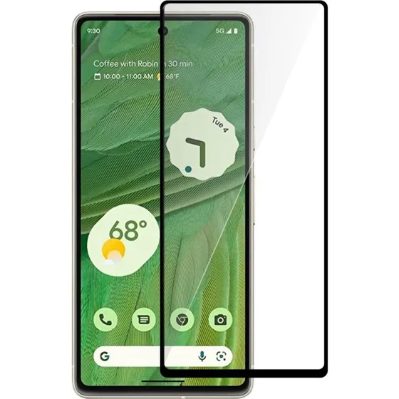 Google Pixel 7a Hærdet glas skærmbeskytter - Fuld dækning