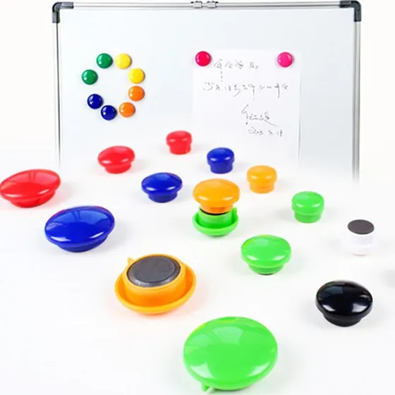 12 stk. Runde Magneter 30 mm til Køleskab og Whiteboard